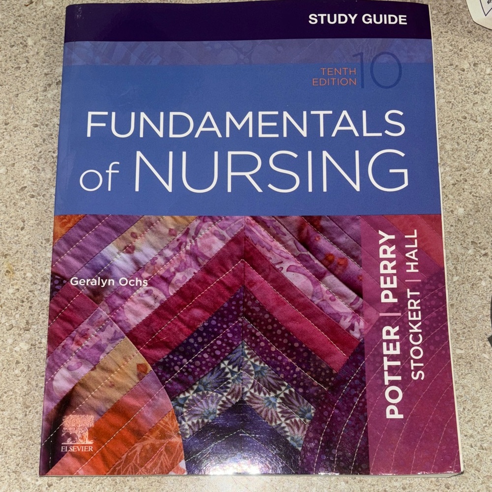 Fundamentals of Nursing Study Guide - Purple and Blue